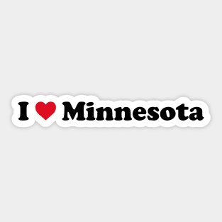 I Love Minnesota Sticker